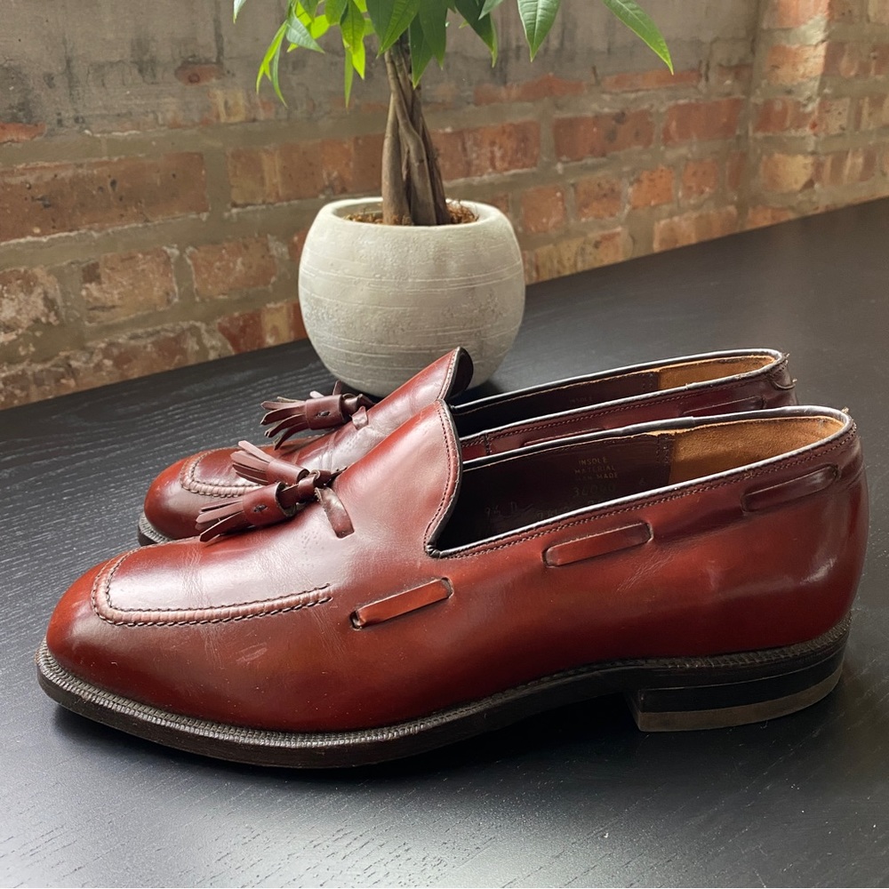 Johnston & Murphy Loafer Brown Leather Men's Size 9.5 D